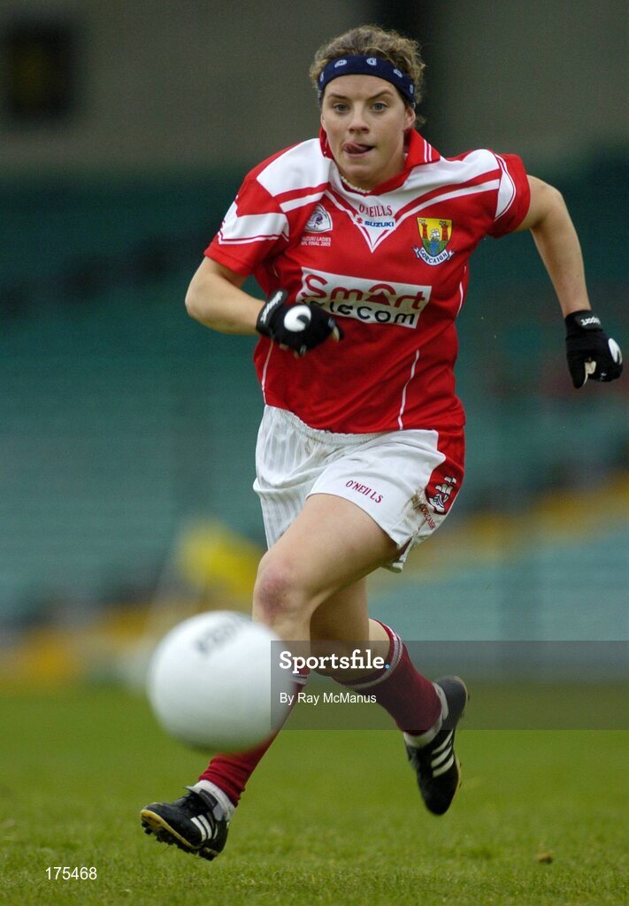 30 April 2005; Valerie Mulcahy, Cork. Suzuki Ladies National Football League, Division 1 Final, Cork v Galway, Gaelic Grounds, Limerick. Picture credit; Ray McManus / SPORTSFILE