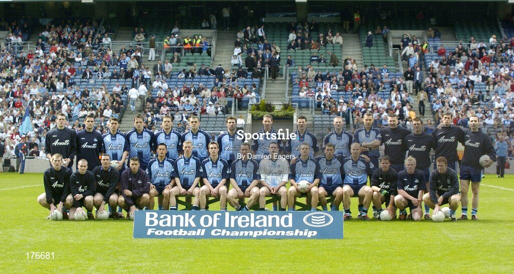 15 May 2005; Dublin Squad. Bank Of Ireland Leinster Senior Football Championship, Dublin v Longford, Croke Park, Dublin. Picture credit; Damien Eagers / SPORTSFILE