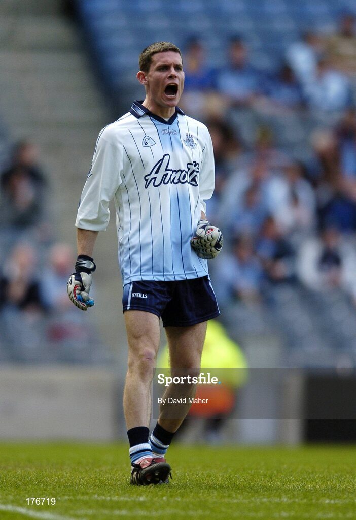 15 May 2005; Stephen Cluxton, Dublin goalkeeper. Bank Of Ireland Leinster Senior Football Championship, Dublin v Longford, Croke Park, Dublin. Picture credit; David Maher / SPORTSFILE