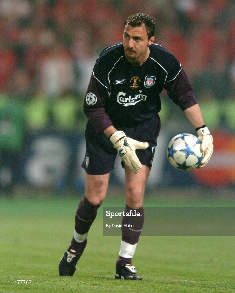 25 May 2005; Jerzy Dudek, Liverpool. UEFA Champions League Final, Liverpool v AC Milan, Ataurk Olympic Stadium, Istanbul, Turkey. Picture credit; David Maher / SPORTSFILE