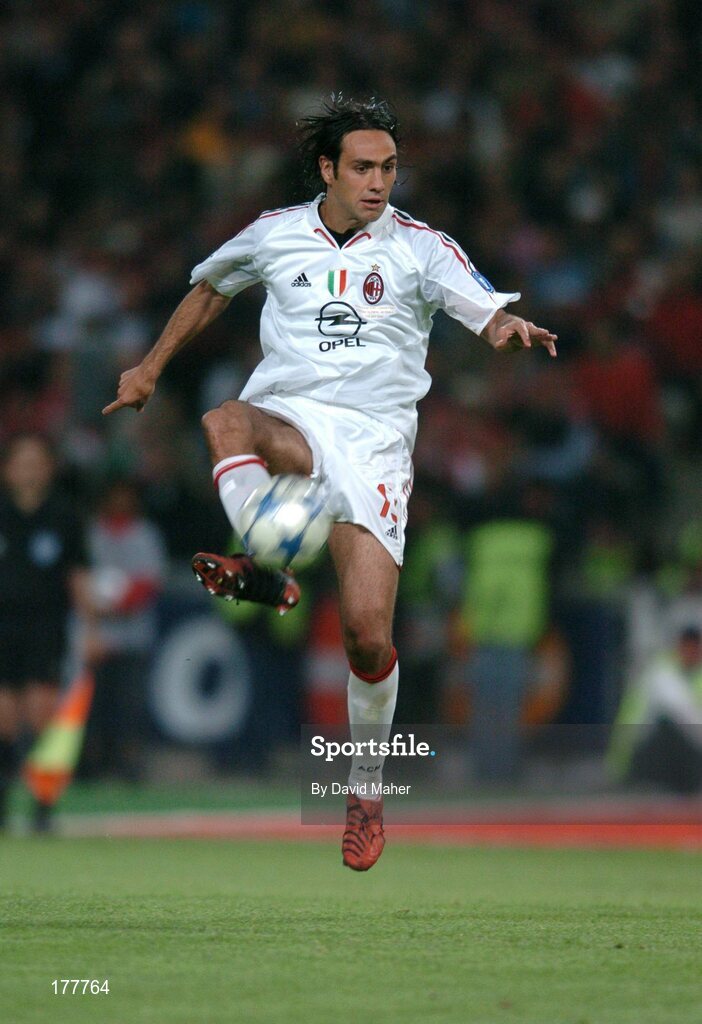25 May 2005; Alessandro Nesta, AC Milan. UEFA Champions League Final, Liverpool v AC Milan, Ataturk Olympic Stadium, Istanbul, Turkey. Picture credit; David Maher / SPORTSFILE