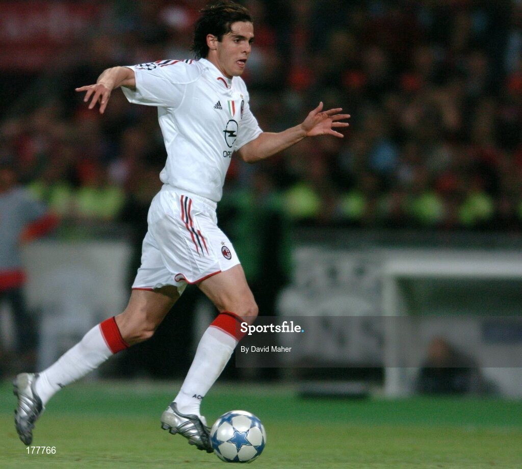 25 May 2005; Kaka, AC Milan. UEFA Champions League Final, Liverpool v AC Milan, Ataturk Olympic Stadium, Istanbul, Turkey. Picture credit; David Maher / SPORTSFILE