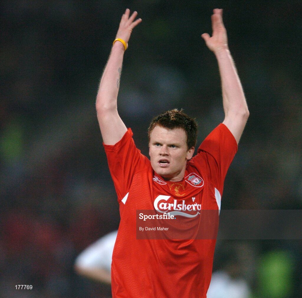 25 May 2005; John Arne Riise, Liverpool. UEFA Champions League Final, Liverpool v AC Milan, Ataturk Olympic Stadium, Istanbul, Turkey. Picture credit; David Maher / SPORTSFILE