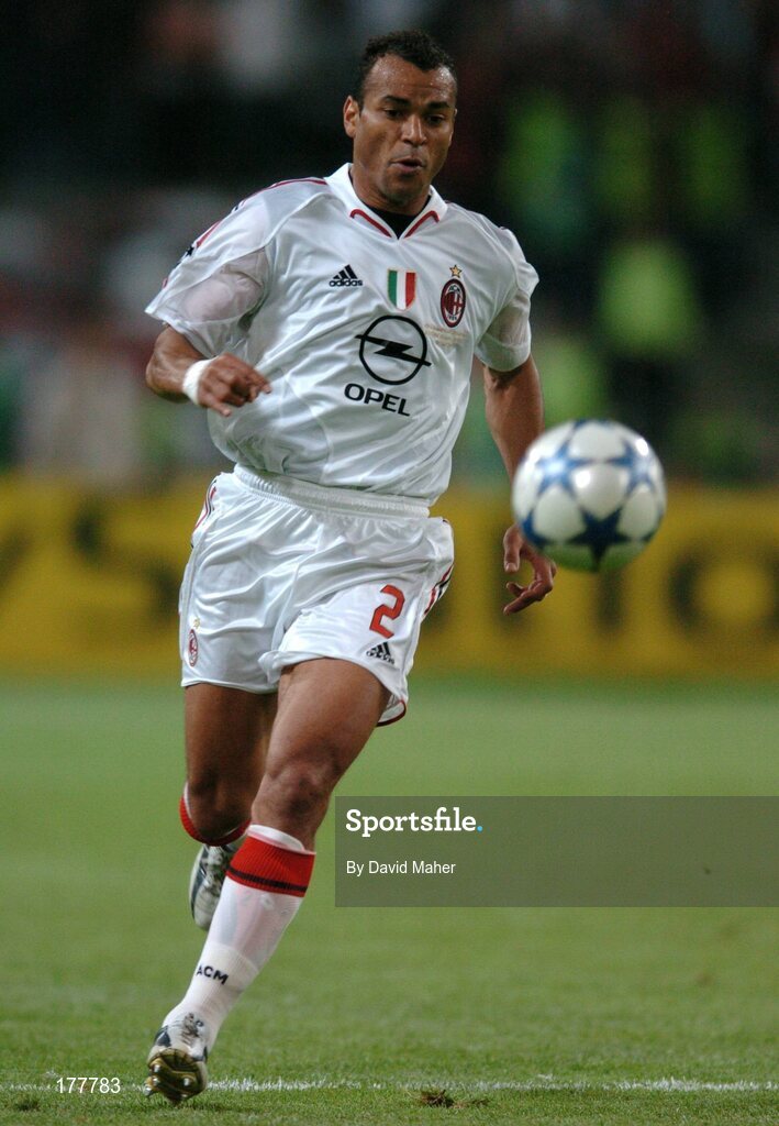 25 May 2005; Cafu, AC Milan. UEFA Champions League Final, Liverpool v AC Milan, Ataturk Olympic Stadium, Istanbul, Turkey. Picture credit; David Maher / SPORTSFILE