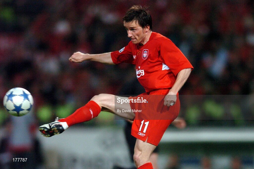 25 May 2005; Vladimir Smicer, Liverpool. UEFA Champions League Final, Liverpool v AC Milan, Ataturk Olympic Stadium, Istanbul, Turkey. Picture credit; David Maher / SPORTSFILE