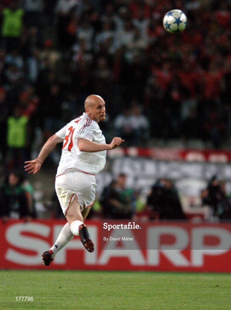 25 May 2005; Jaap Stam, AC Milan. UEFA Champions League Final, Liverpool v AC Milan, Ataturk Olympic Stadium, Istanbul, Turkey. Picture credit; David Maher / SPORTSFILE