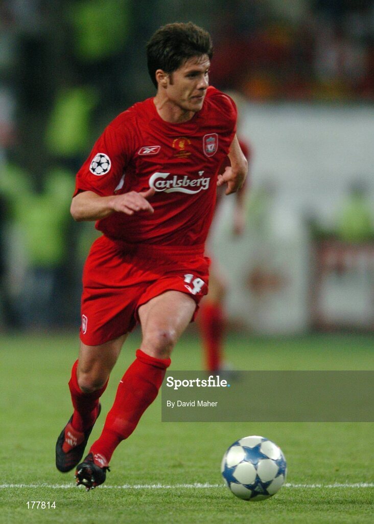 25 May 2005; Xabi Alonso, Liverpool. UEFA Champions League Final, Liverpool v AC Milan, Ataurk Olympic Stadium, Istanbul, Turkey. Picture credit; David Maher / SPORTSFILE