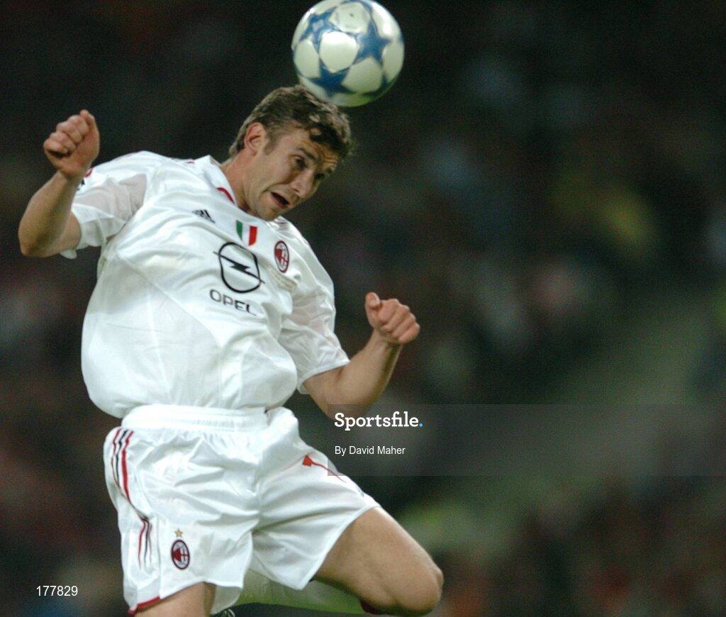 25 May 2005; Andriy Shevchenko, AC Milan. UEFA Champions League Final, Liverpool v AC Milan, Ataturk Olympic Stadium, Istanbul, Turkey. Picture credit; David Maher / SPORTSFILE
