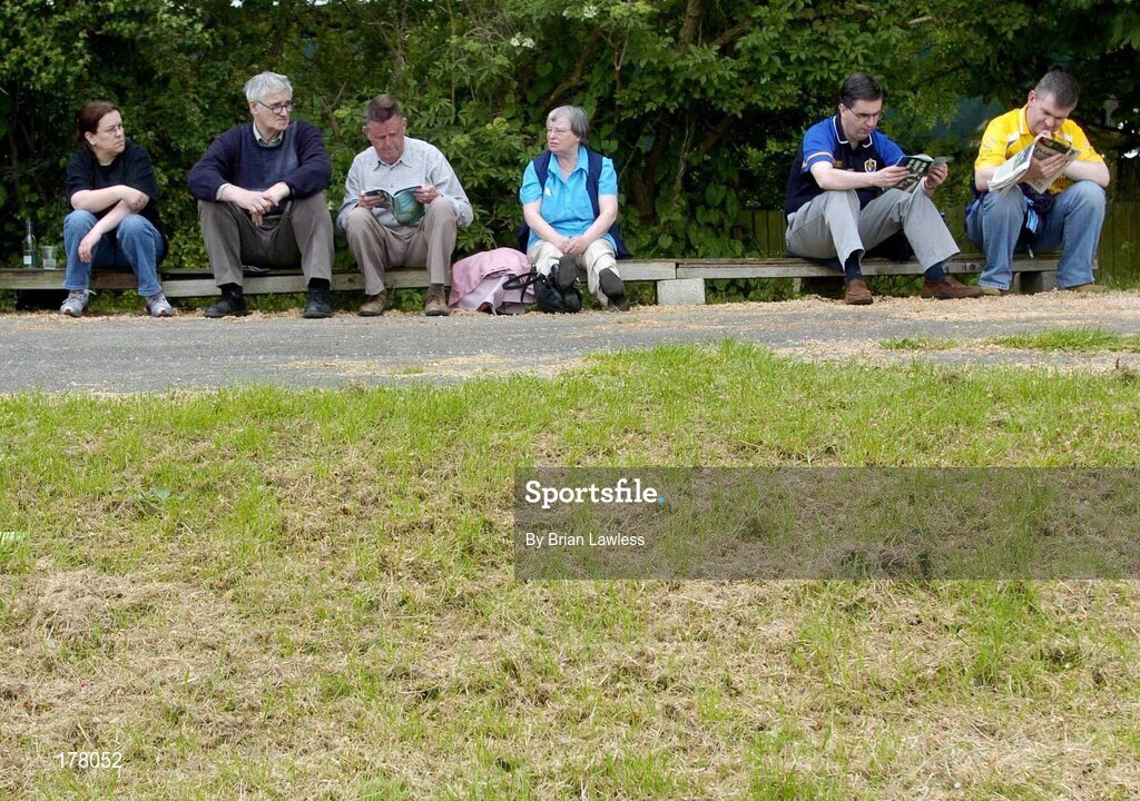 29 May 2005; GAA fans await the start of the match. Bank of Ireland Connacht Senior Football Championship, London v Roscommon, Emerald Gaelic Grounds, Ruislip, London. Picture credit; Brian Lawless / SPORTSFILE