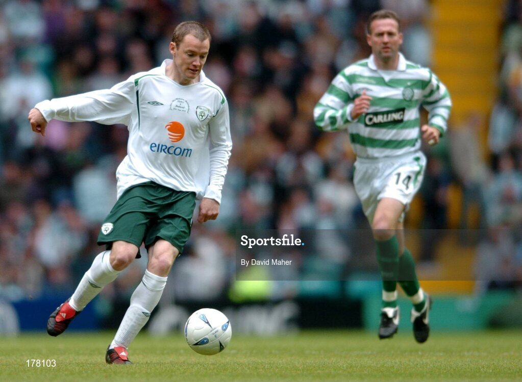 29 May 2005; Alan Quinn, Republic of Ireland. Jackie McNamara Testimonial, Celtic XI v Republic of Ireland XI, Celtic Park, Glasgow, Scotland. Picture credit; David Maher / SPORTSFILE