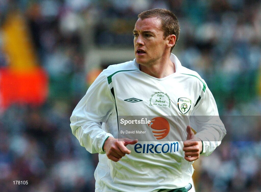 29 May 2005; Alan Quinn, Republic of Ireland. Jackie McNamara Testimonial, Celtic XI v Republic of Ireland XI, Celtic Park, Glasgow, Scotland. Picture credit; David Maher / SPORTSFILE