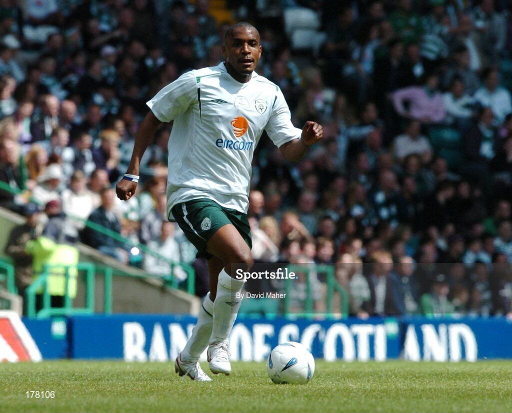 29 May 2005; Clinton Morrison, Republic of Ireland. Jackie McNamara Testimonial, Celtic XI v Republic of Ireland XI, Celtic Park, Glasgow, Scotland. Picture credit; David Maher / SPORTSFILE