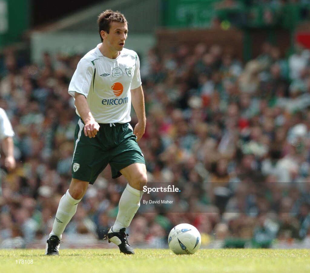 29 May 2005; Liam Miller, Republic of Ireland. Jackie McNamara Testimonial, Celtic XI v Republic of Ireland XI, Celtic Park, Glasgow, Scotland. Picture credit; David Maher / SPORTSFILE
