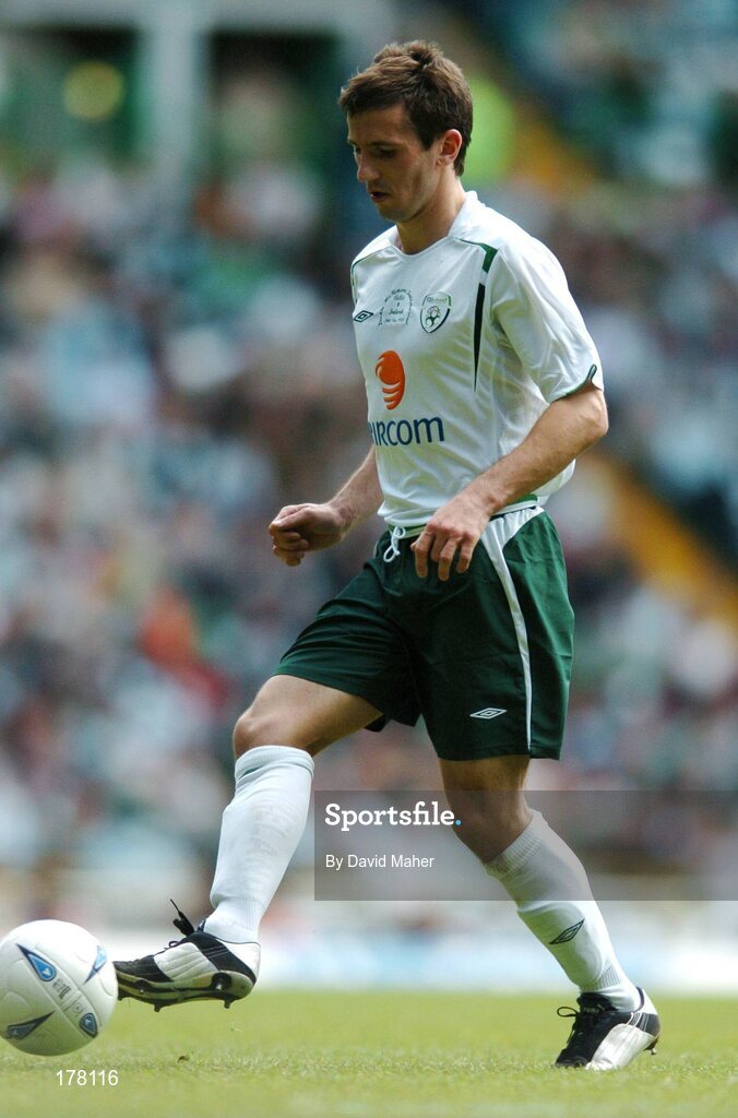29 May 2005; Liam Miller, Republic of Ireland. Jackie McNamara Testimonial, Celtic XI v Republic of Ireland XI, Celtic Park, Glasgow, Scotland. Picture credit; David Maher / SPORTSFILE
