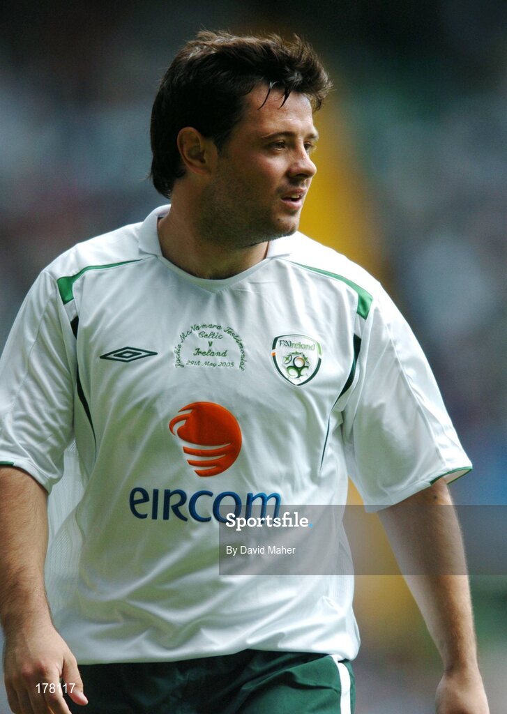 29 May 2005; Andy Reid, Republic of Ireland. Jackie McNamara Testimonial, Celtic XI v Republic of Ireland XI, Celtic Park, Glasgow, Scotland. Picture credit; David Maher / SPORTSFILE