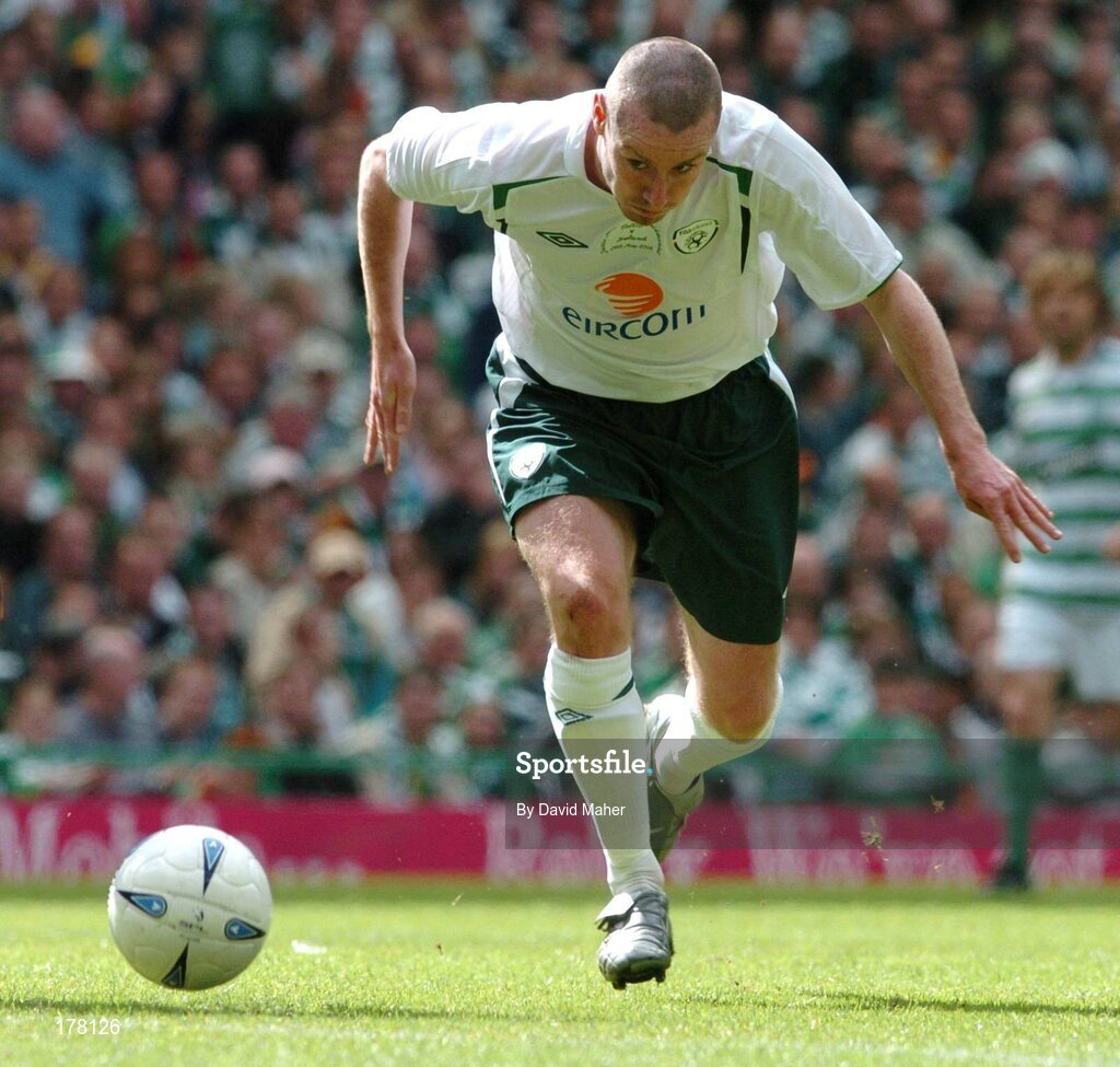 29 May 2005; Stephen Elliott, Republic of Ireland. Jackie McNamara Testimonial, Celtic XI v Republic of Ireland XI, Celtic Park, Glasgow, Scotland. Picture credit; David Maher / SPORTSFILE