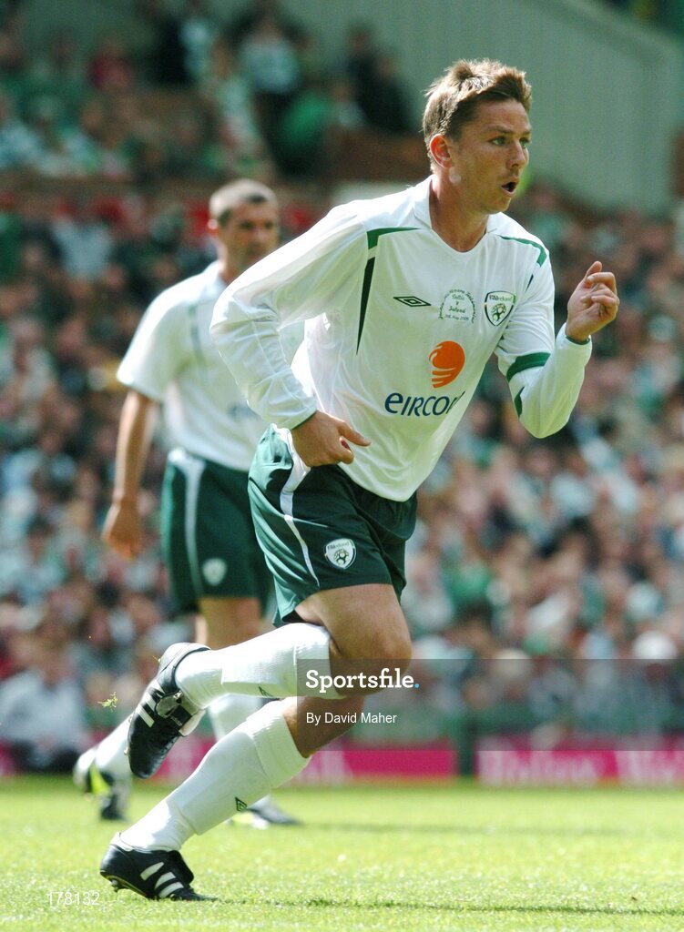 29 May 2005; Matt Holland, Republic of Ireland. Jackie McNamara Testimonial, Celtic XI v Republic of Ireland XI, Celtic Park, Glasgow, Scotland. Picture credit; David Maher / SPORTSFILE