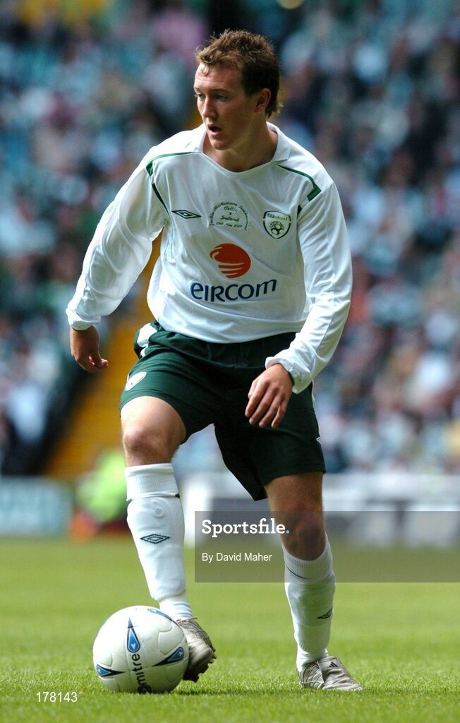 29 May 2005; Aiden McGeady, Republic of Ireland. Jackie McNamara Testimonial, Celtic XI v Republic of Ireland XI, Celtic Park, Glasgow, Scotland. Picture credit; David Maher / SPORTSFILE
