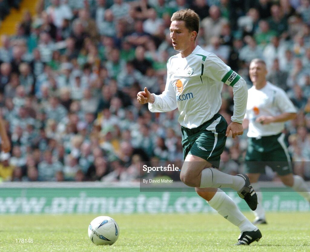 29 May 2005; Matt Holland, Republic of Ireland. Jackie McNamara Testimonial, Celtic XI v Republic of Ireland XI, Celtic Park, Glasgow, Scotland. Picture credit; David Maher / SPORTSFILE