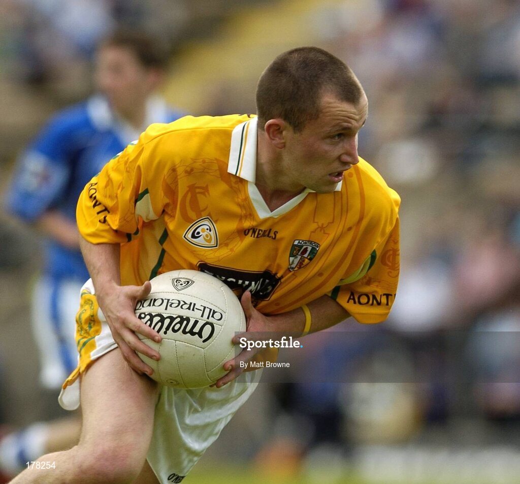 29 May 2005; Kevin Madden, Antrim. Bank of Ireland Ulster Senior Football Championship, Cavan v Antrim, Kingspan Breffni Park, Cavan. Picture credit; Matt Browne / SPORTSFILE