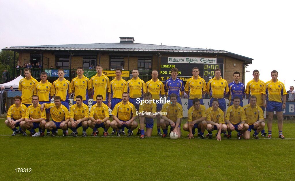 29 May 2005; The Roscommon squad. Bank of Ireland Connacht Senior Football Championship, London v Roscommon, Emerald Gaelic Grounds, Ruislip, London. Picture credit; Brian Lawless / SPORTSFILE