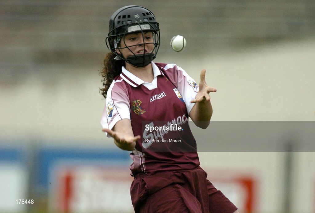 29 May 2005; Emma Kilkelly, Galway. National Camogie League, Division 1 Final, Galway v Cork, Semple Stadium, Thurles, Co. Tipperary. Picture credit; Brendan Moran / SPORTSFILE