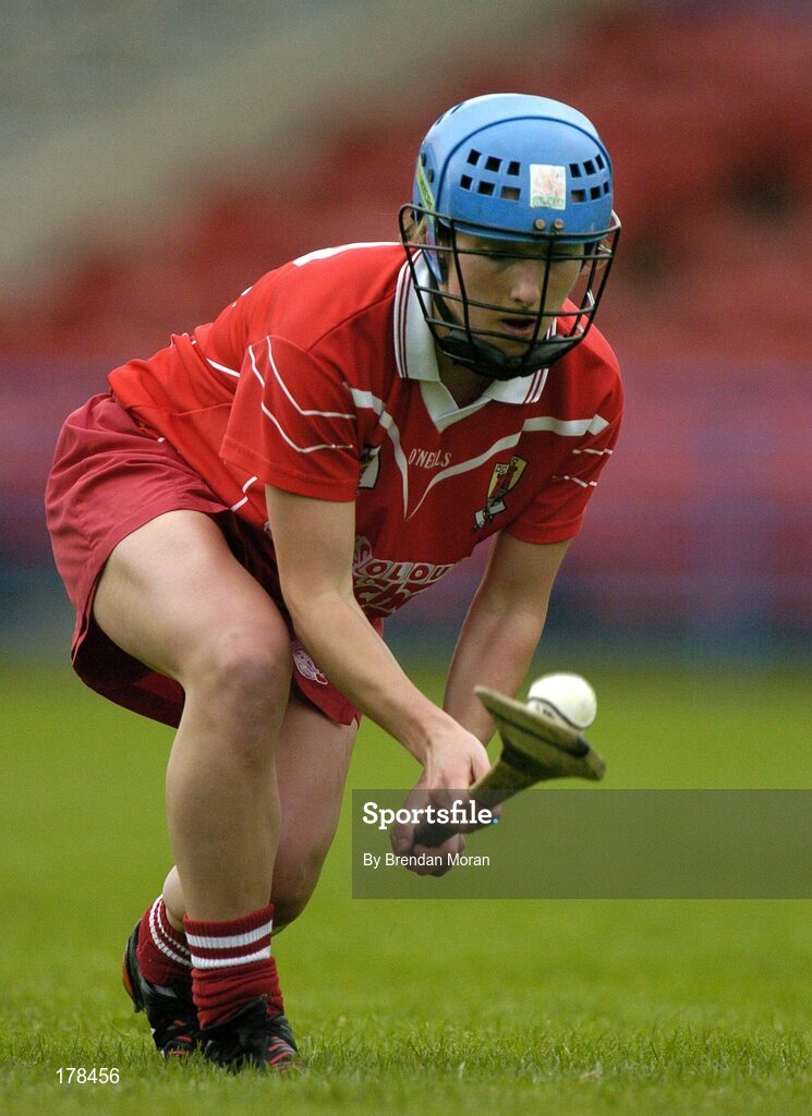29 May 2005; Jennifer O'Leary, Cork. National Camogie League, Division 1 Final, Galway v Cork, Semple Stadium, Thurles, Co. Tipperary. Picture credit; Brendan Moran / SPORTSFILE