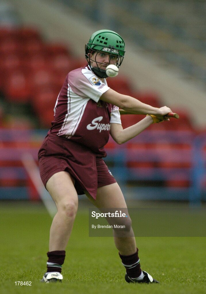 29 May 2005; Veronica Curtin, Galway. National Camogie League, Division 1 Final, Galway v Cork, Semple Stadium, Thurles, Co. Tipperary. Picture credit; Brendan Moran / SPORTSFILE