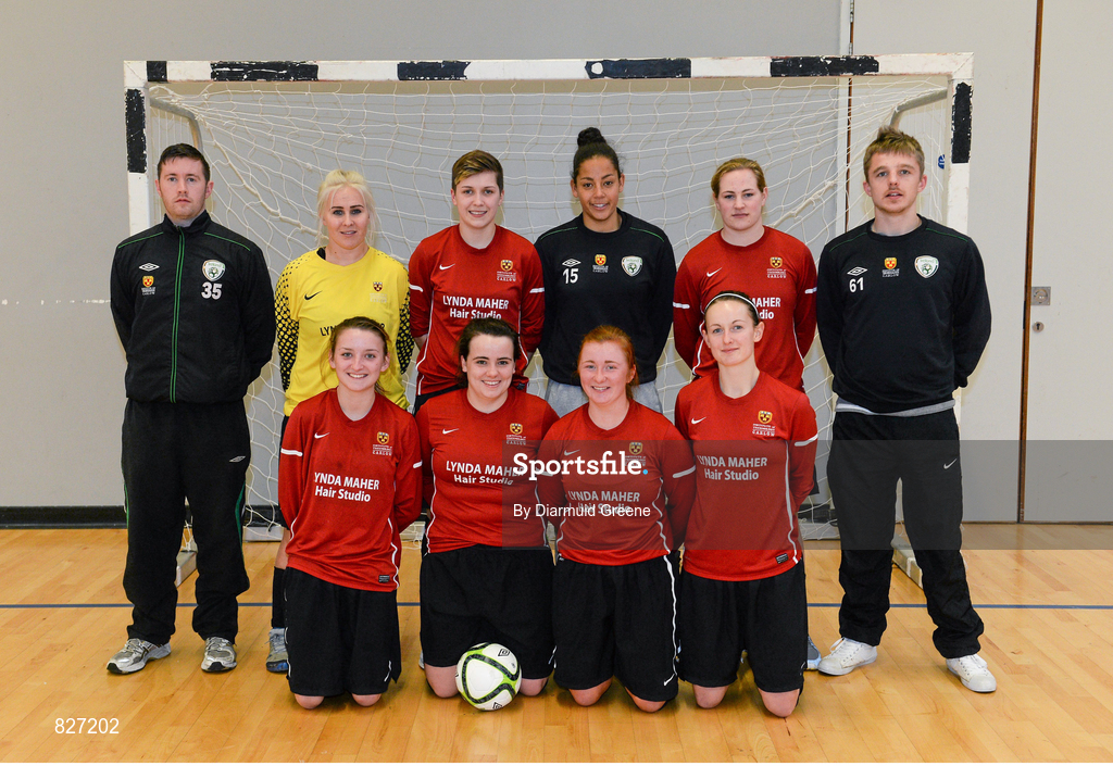 31 January 2014; The Carlow IT squad. WSCAI National Futsal Finals, The Mardyke, UCC, Cork. Picture credit: Diarmuid Greene / SPORTSFILE