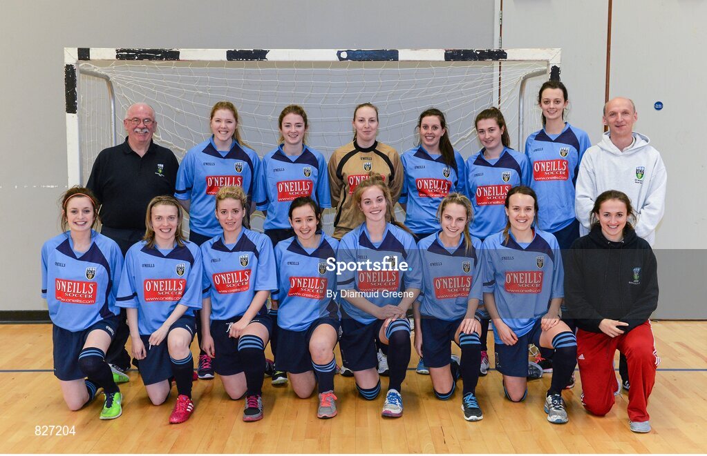 31 January 2014; The UCD squad. WSCAI National Futsal Finals, The Mardyke, UCC, Cork. Picture credit: Diarmuid Greene / SPORTSFILE