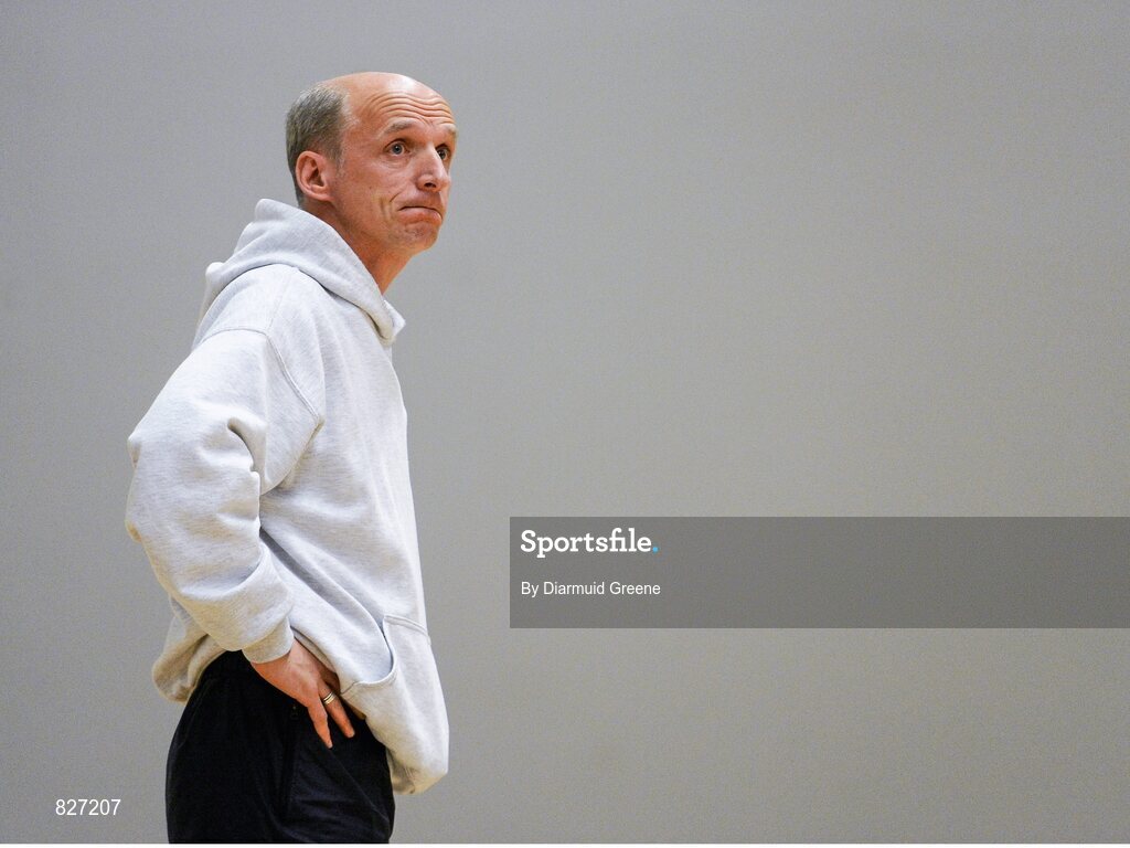31 January 2014; UCD coach Declan Bollard. WSCAI National Futsal Final, The Mardyke, UCC, Cork. Picture credit: Diarmuid Greene / SPORTSFILE