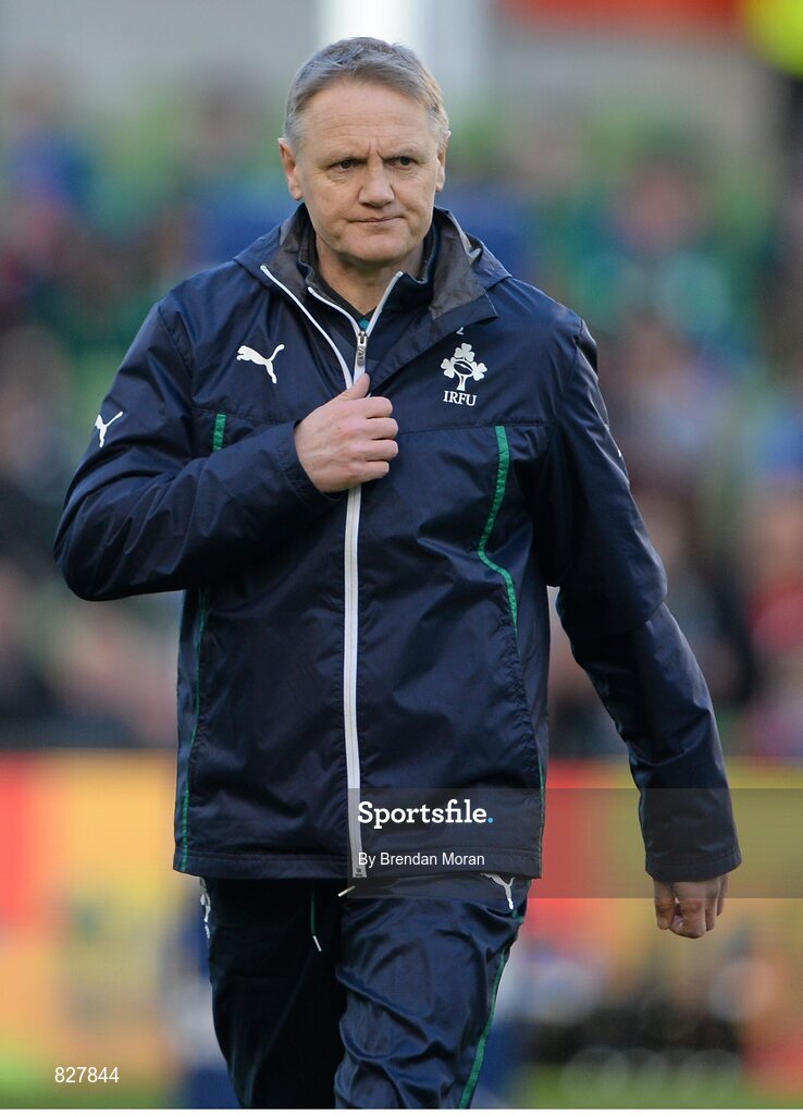 2 February 2014; Ireland head coach Joe Schmidt. RBS Six Nations Rugby Championship, Ireland v Scotland, Aviva Stadium, Lansdowne Road, Dublin. Picture credit: Brendan Moran / SPORTSFILE