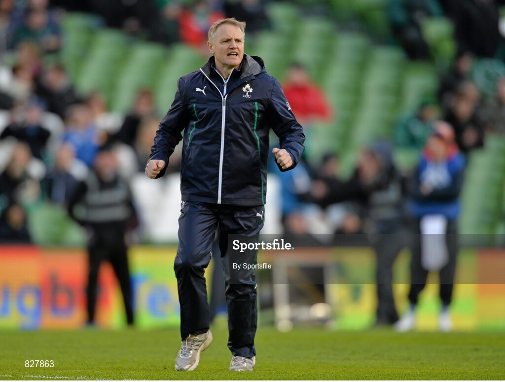 2 February 2014; Ireland head coach Joe Schmidt. RBS Six Nations Rugby Championship, Ireland v Scotland, Aviva Stadium, Lansdowne Road, Dublin. Photo by Sportsfile
