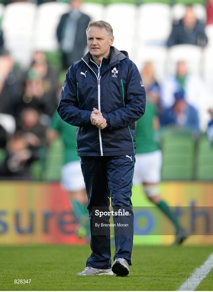 2 February 2014; Joe Schmidt, Ireland head coach. RBS Six Nations Rugby Championship, Ireland v Scotland, Aviva Stadium, Lansdowne Road, Dublin. Picture credit: Brendan Moran / SPORTSFILE