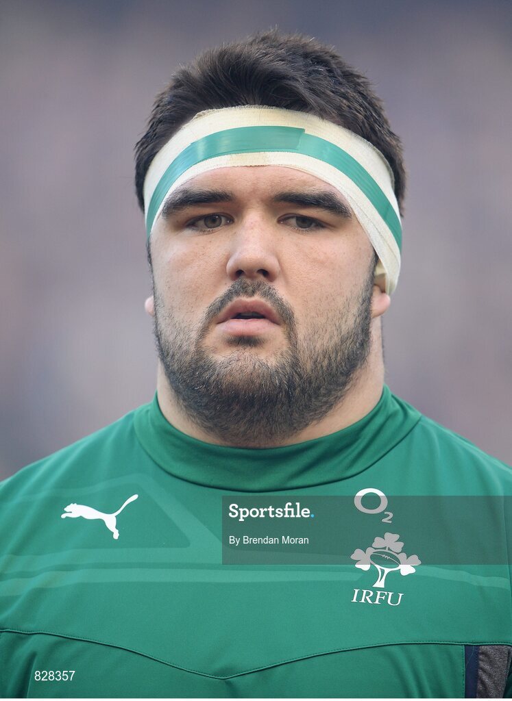 2 February 2014; Martin Moore, Ireland. RBS Six Nations Rugby Championship, Ireland v Scotland, Aviva Stadium, Lansdowne Road, Dublin. Picture credit: Brendan Moran / SPORTSFILE