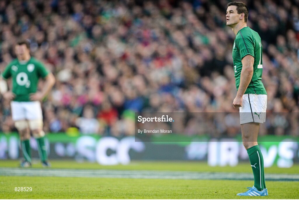 2 February 2014; Jonathan Sexton, Ireland. RBS Six Nations Rugby Championship, Ireland v Scotland, Aviva Stadium, Lansdowne Road, Dublin. Picture credit: Brendan Moran / SPORTSFILE