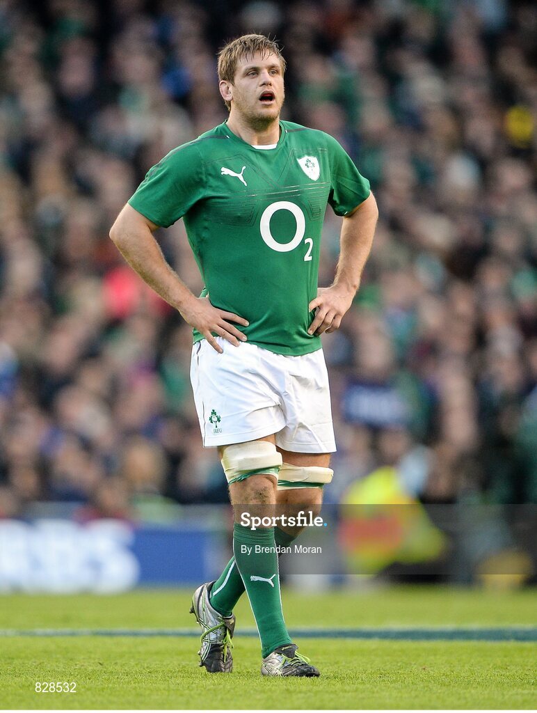 2 February 2014; Chris Henry, Ireland. RBS Six Nations Rugby Championship, Ireland v Scotland, Aviva Stadium, Lansdowne Road, Dublin. Picture credit: Brendan Moran / SPORTSFILE