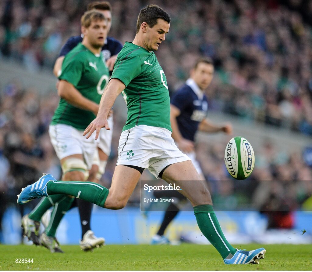 2 February 2014; Jonathan Sexton, Ireland. RBS Six Nations Rugby Championship, Ireland v Scotland, Aviva Stadium, Lansdowne Road, Dublin. Picture credit: Matt Browne / SPORTSFILE
