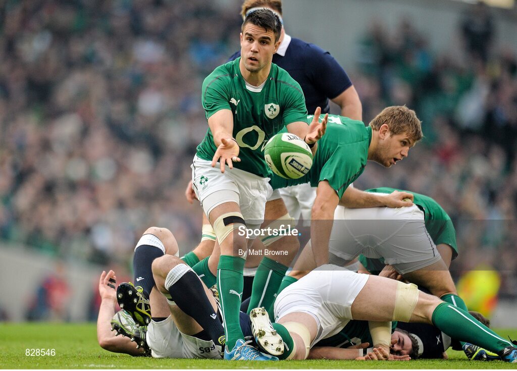 2 February 2014; Conor Murray, Ireland. RBS Six Nations Rugby Championship, Ireland v Scotland, Aviva Stadium, Lansdowne Road, Dublin. Picture credit: Matt Browne / SPORTSFILE