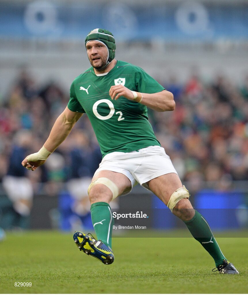 2 February 2014; Dan Tuohy, Ireland. RBS Six Nations Rugby Championship, Ireland v Scotland, Aviva Stadium, Lansdowne Road, Dublin. Picture credit: Brendan Moran / SPORTSFILE