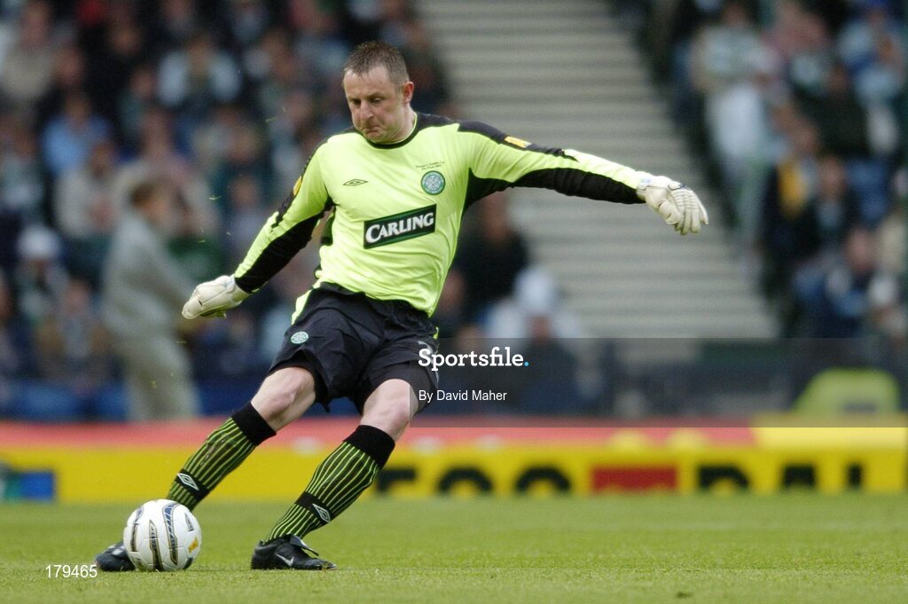 28 May 2005; Rab Douglas, Glasgow Celtic. Scottish Cup Final, Glasgow Celtic v Dundee United, Hampden Park, Glasgow, Scotland. Picture credit; David Maher / SPORTSFILE