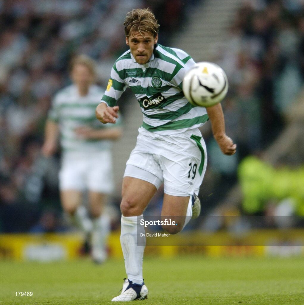 28 May 2005; Stillian Petrov, Glasgow Celtic. Scottish Cup Final, Glasgow Celtic v Dundee United, Hampden Park, Glasgow, Scotland. Picture credit; David Maher / SPORTSFILE