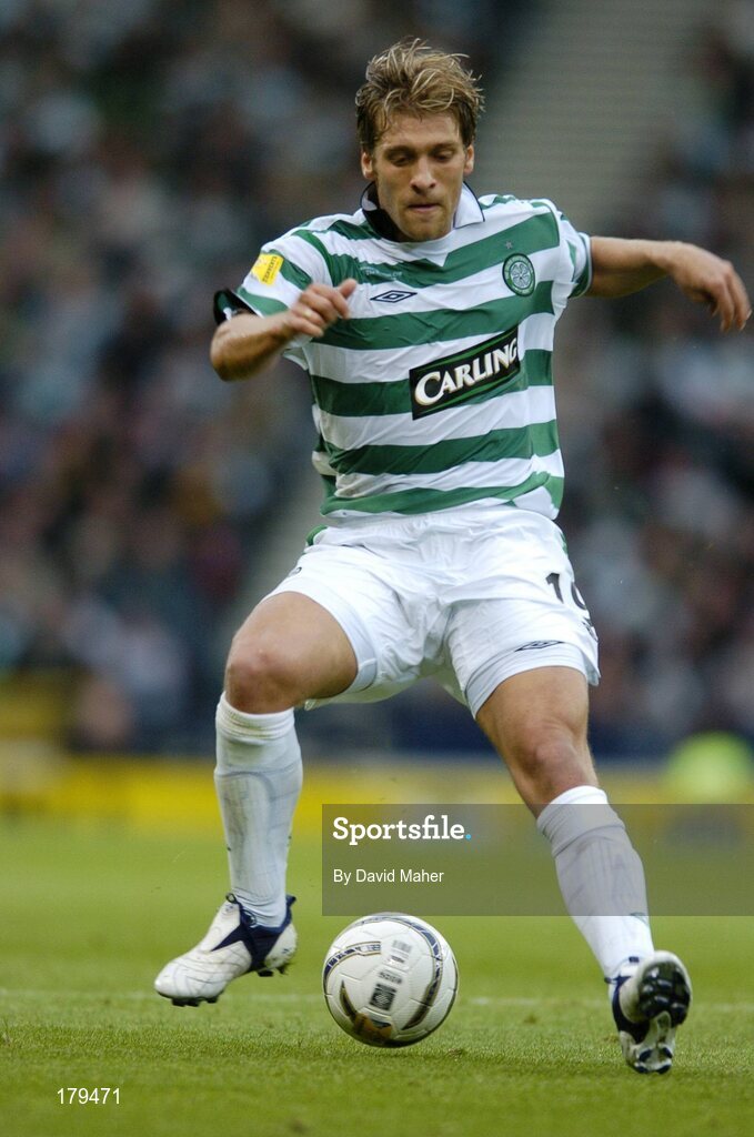 28 May 2005; Stillian Petrov, Glasgow Celtic. Scottish Cup Final, Glasgow Celtic v Dundee United, Hampden Park, Glasgow, Scotland. Picture credit; David Maher / SPORTSFILE