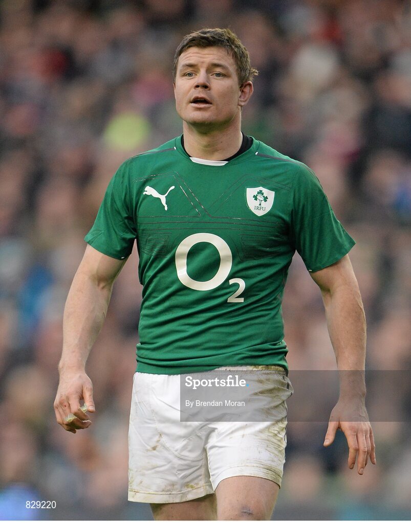 2 February 2014; Brian O'Driscoll, Ireland. RBS Six Nations Rugby Championship, Ireland v Scotland, Aviva Stadium, Lansdowne Road, Dublin. Picture credit: Brendan Moran / SPORTSFILE