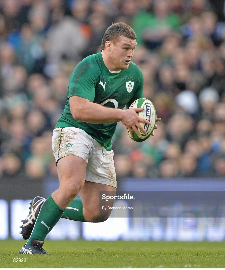 2 February 2014; Jack McGrath, Ireland. RBS Six Nations Rugby Championship, Ireland v Scotland, Aviva Stadium, Lansdowne Road, Dublin. Picture credit: Brendan Moran / SPORTSFILE