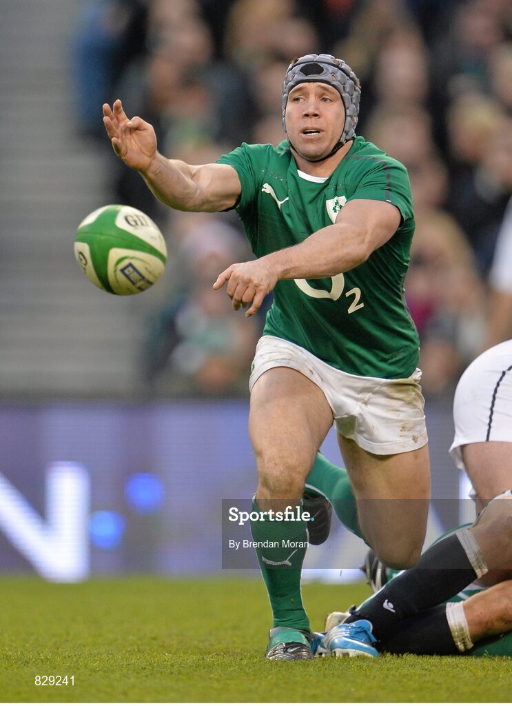 2 February 2014; Isaac Boss, Ireland. RBS Six Nations Rugby Championship, Ireland v Scotland, Aviva Stadium, Lansdowne Road, Dublin. Picture credit: Brendan Moran / SPORTSFILE
