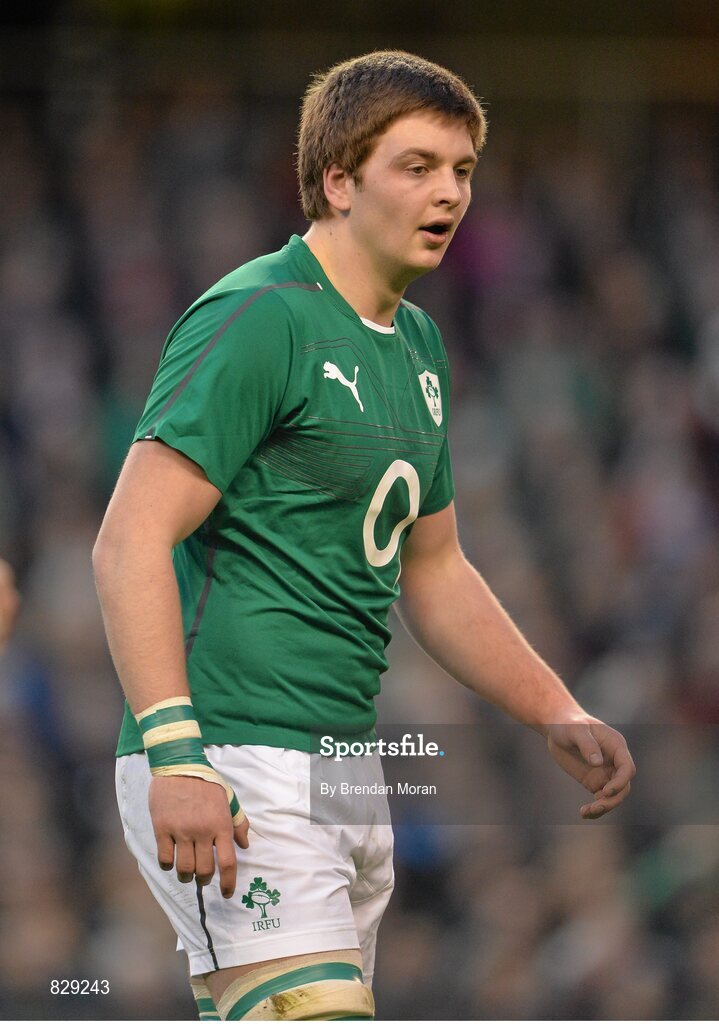 2 February 2014; Iain Henderson, Ireland. RBS Six Nations Rugby Championship, Ireland v Scotland, Aviva Stadium, Lansdowne Road, Dublin. Picture credit: Brendan Moran / SPORTSFILE