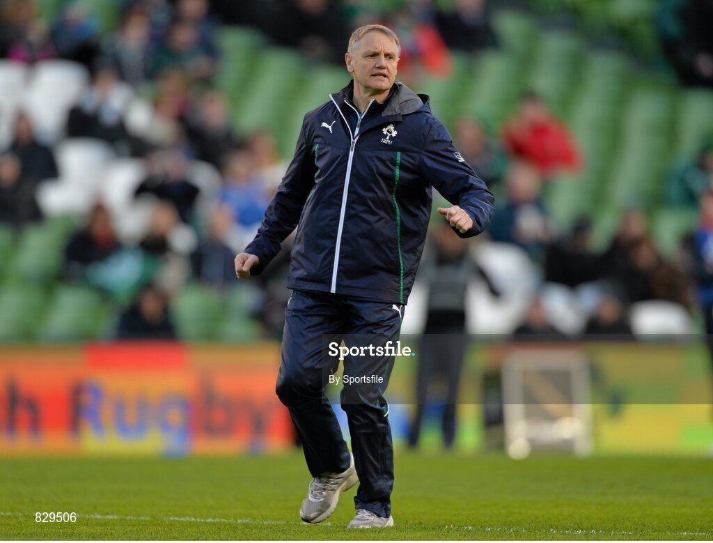 2 February 2014; Ireland head coach Joe Schmidt. RBS Six Nations Rugby Championship, Ireland v Scotland, Aviva Stadium, Lansdowne Road, Dublin. Photo by Sportsfile