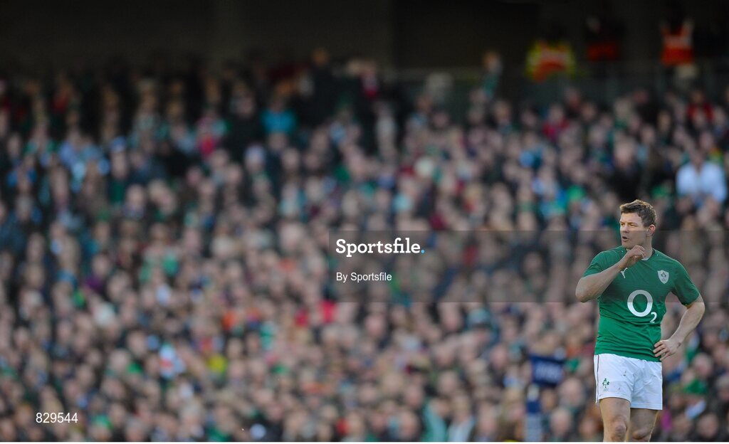 2 February 2014; Brian O'Driscoll, Ireland. RBS Six Nations Rugby Championship, Ireland v Scotland, Aviva Stadium, Lansdowne Road, Dublin. Photo by Sportsfile