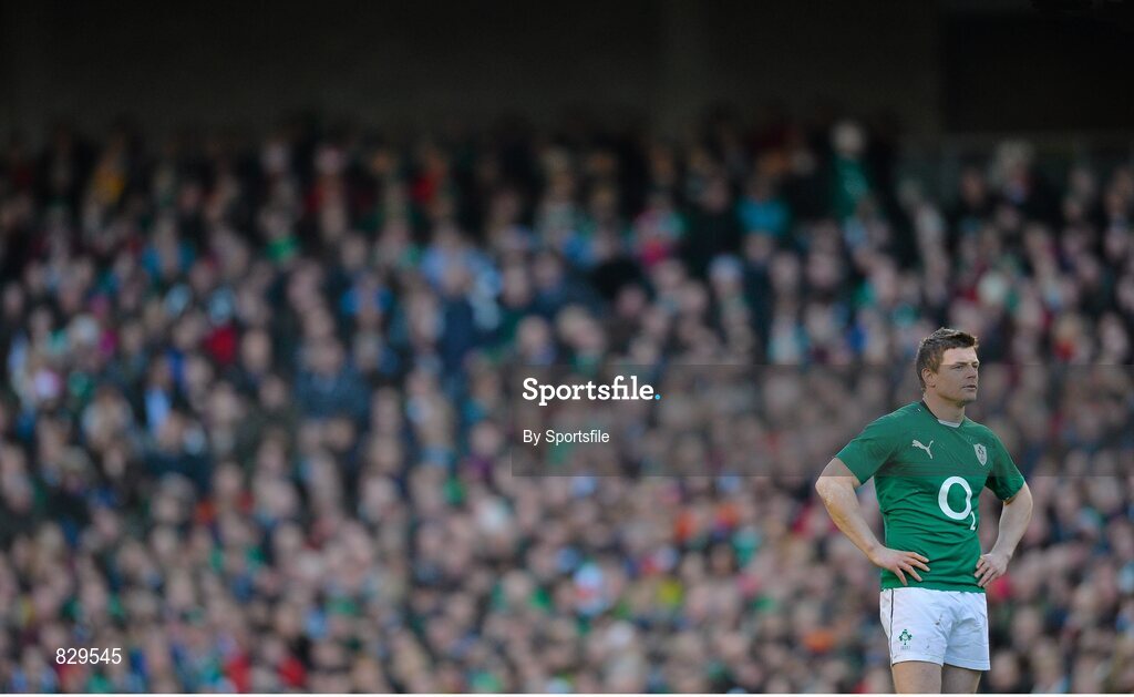 2 February 2014; Brian O'Driscoll, Ireland. RBS Six Nations Rugby Championship, Ireland v Scotland, Aviva Stadium, Lansdowne Road, Dublin. Photo by Sportsfile